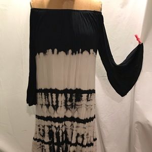PPLA Magica off the shoulder tie dye dress Sz M
